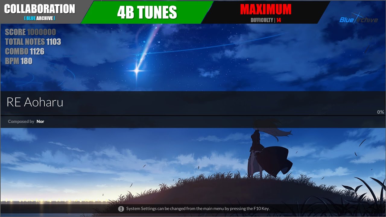 DJMAX RESPECT V] RE Aoharu (4B MAXIMUM 14) - COLLABORATION / BLUE