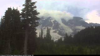 Timelapse from webcam at Mount Rainier National Park, Mt Rainier, 2013-08-14