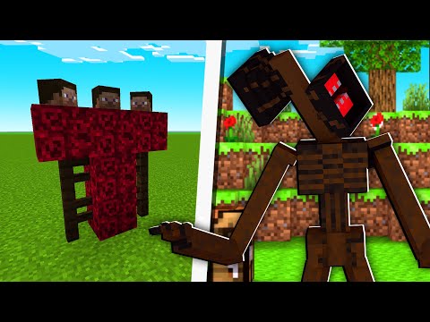Я ПРИЗВАЛ СИРЕНОГОЛОВОГО В СВОЕМ МИРЕ В МАЙНКРАФТ КАК ПРИЗВАТЬ SIREN HEAD SCP 6789 В MINECRAFT
