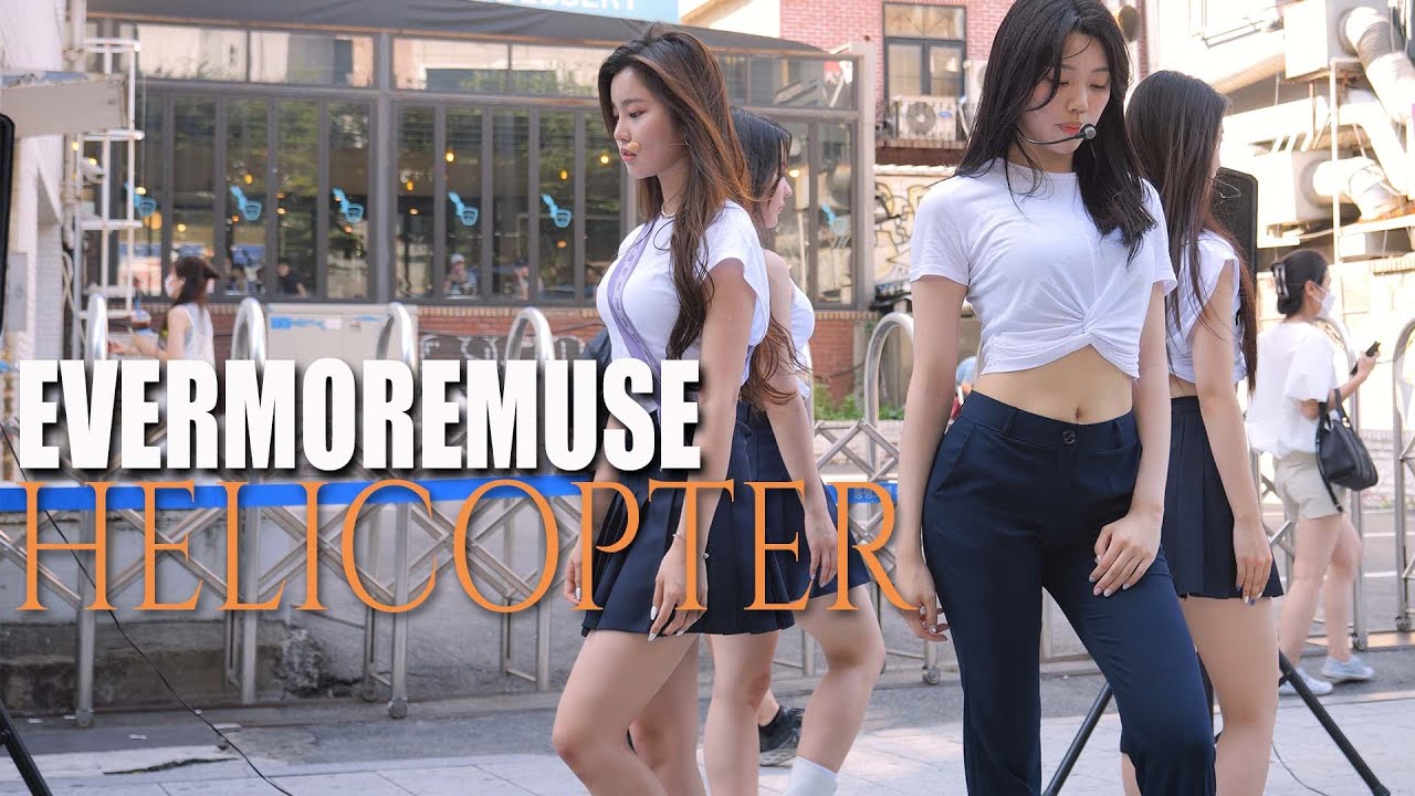 220715 EVERMOREMUSE 에버모어뮤즈 'HELICOPTER' @홍대버스킹 6K 60P 직캠
