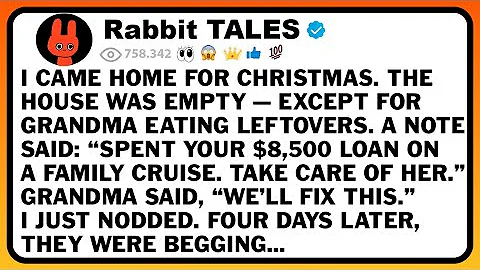 I Came Home for Christmas. The House Was Empty — Except for Grandma Eating Leftovers. A Note Said...