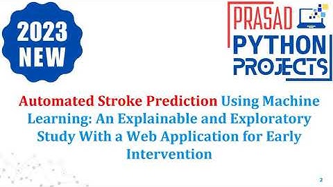 Automated Stroke Prediction