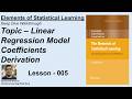 Stop Using LinearRegression() Until You Can Derive This - Lesson 005