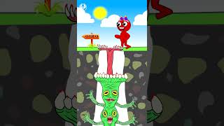 Top 3 Inversion Version Red BabBan outwitted green Beast | Funny animation🤣🤣🤣#shorts #cartoon #story
