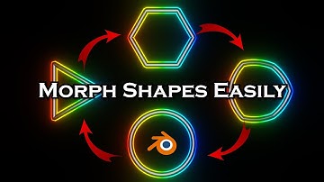 Morph Between Shapes using Geometry Nodes - Blender Tutorial