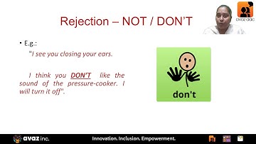 Using Avaz - Part 4 - How to teach Negation?