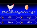 Gk interesting questions in telugu  unknown factsgeneral knowledgetelugu quizgk question answer