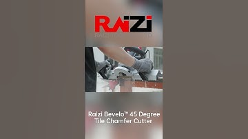 Raizi Bevelo™ 45 Degree Tile Chamfer Cutter With Aluminum Base Plate