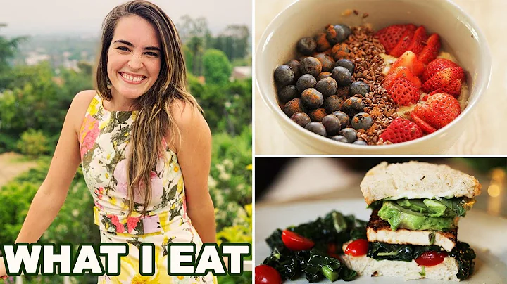 What I Eat In A Day  (Easy VEGAN Weekday Meals) - ...