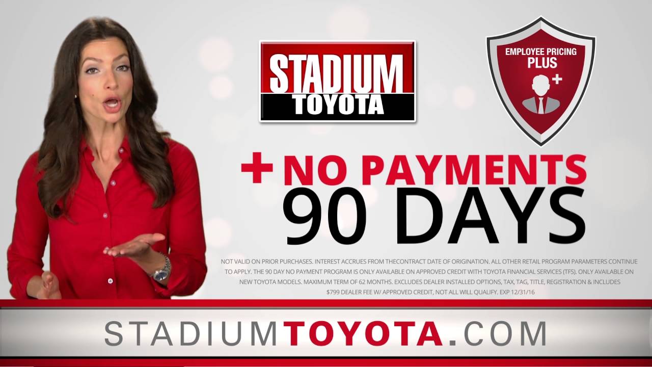 Employee Pricing Plus at Stadium Toyota YouTube