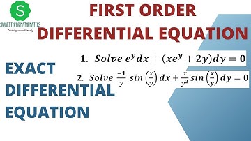 Examples on exact differential equations bsc maths engineering maths