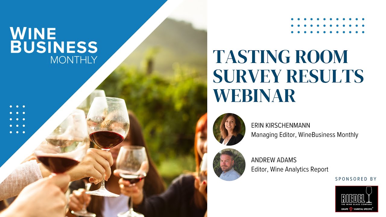 Wine Business Monthly's 2024 Tasting Room Survey Results inar YouTube