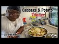 My tiny rv life cabbage  potato dinner  my car was located  cruise link in description