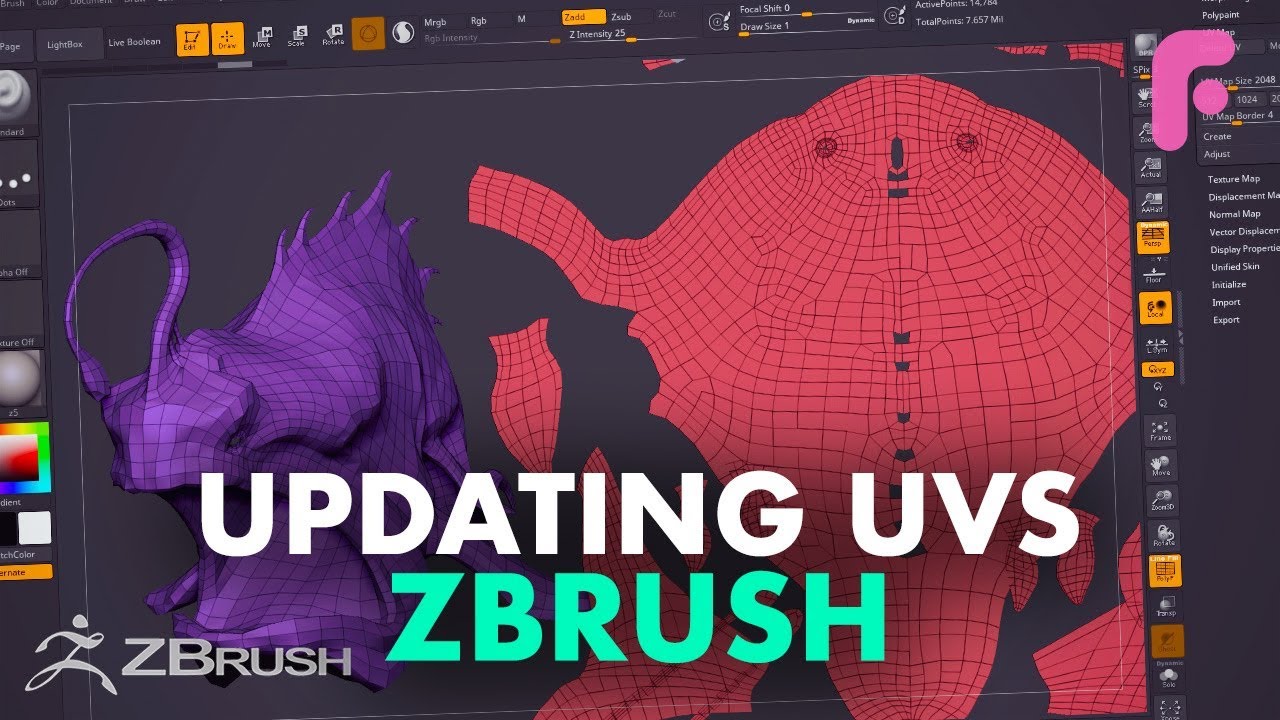 uv before zbrush or after