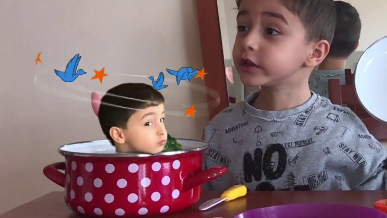 Kaan Yemek Tarifi | Tencereden Küçük Kaan Çıktı –  eğlenceli çocuk videosu