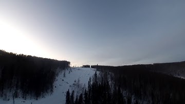 Paramotor Ski landing
