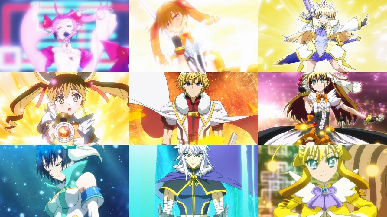 1080p Dog Days All Transformations ドッグデイズ 変身シーン