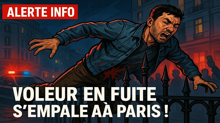 Excellente Nouvelle : Un voleur s’empale en fuyant après un vol violent à Paris Pigalle