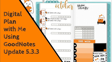 Digital Plan With Me Using GoodNotes Update Multitasking #digitalplanning #goodnotes #planwithme