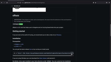 Installing cifuzz CLI