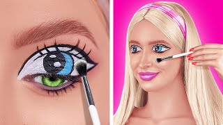 NEW 123 GO! I WANT TO BE BARBIE | Amazing Makeup Tutorials and Ideas