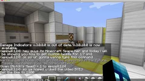 Minecraft Tutorial: How To get custom player heads 1.7+