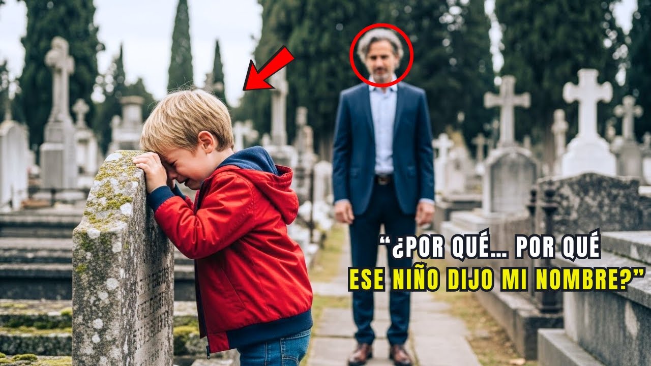 Al Visitar La Lápida De Su Hijo, El Multimillonario Se Detiene Al Oír A Un Niño Llamarlo - YouTube