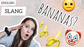 What does "go bananas" mean? What does "unhinged" mean? "It's bananas" meaning?/ Slang & ESL  HELP