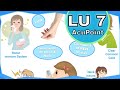 Lu 7 acupuncture point functions  location