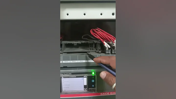 ABB ACB Breaker EKIP Touch Display LSIG setting