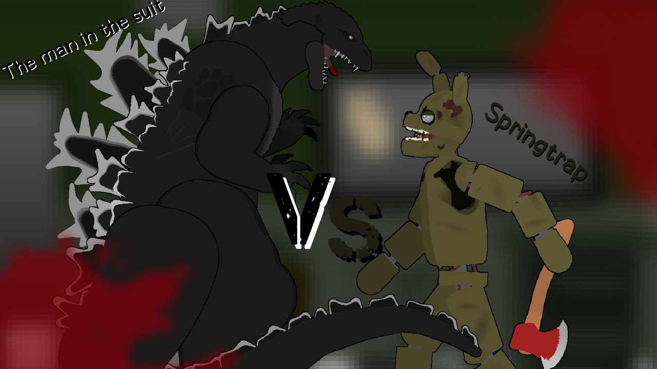 The man in the suit vs Springtrap - YouTube