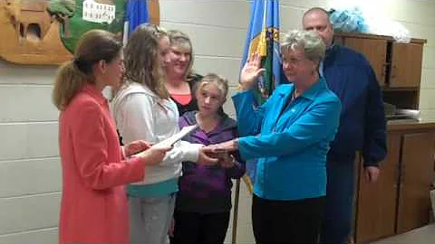 Mary Ann Drayton Swearing In