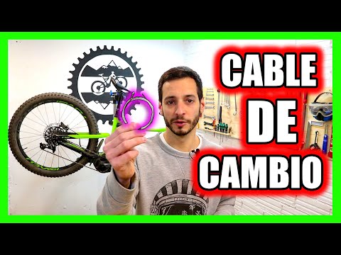 CAMBIAR CABLE DE CAMBIO y CÓMO TENSAR CABLE CAMBIO BICICLETA (Fácil) ✓ 