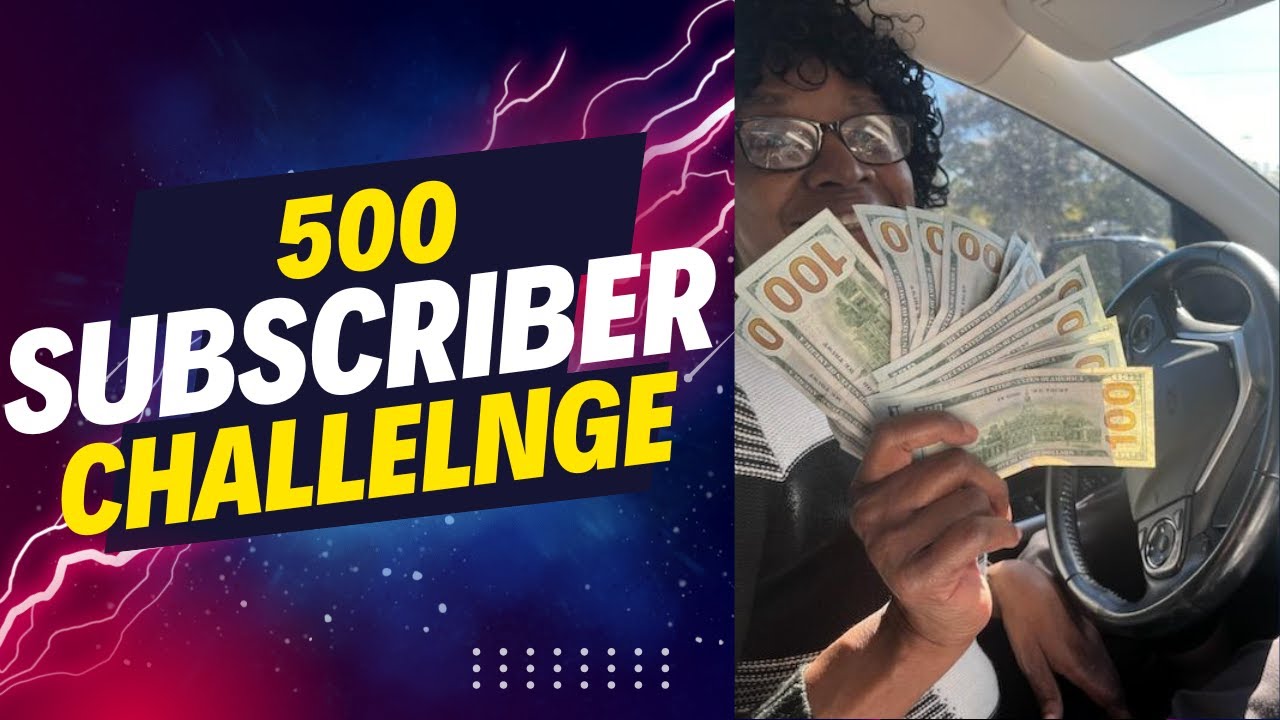 500 Subscriber Challenge (2025) - YouTube