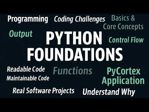 Module 1  Python Foundations