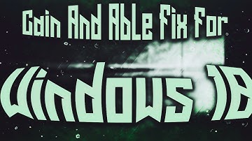 Cain and Abel Fix Windows 10 (WORKING!)