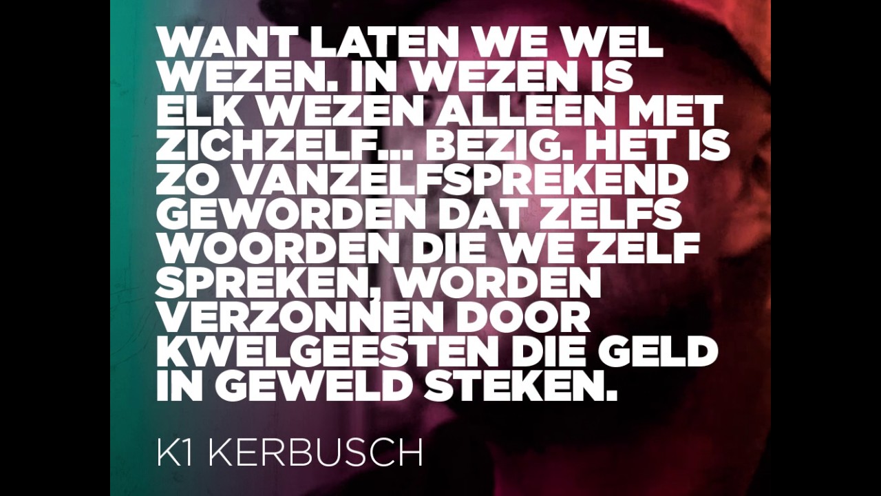 Poetic Justice 642. K1 Kerbusch - Revolte Sessie (Spoken Word)