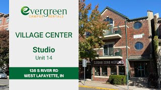 Studio Apartment with Balcony in West Lafayette  |  201 Northwestern Ave  |  Unit 14