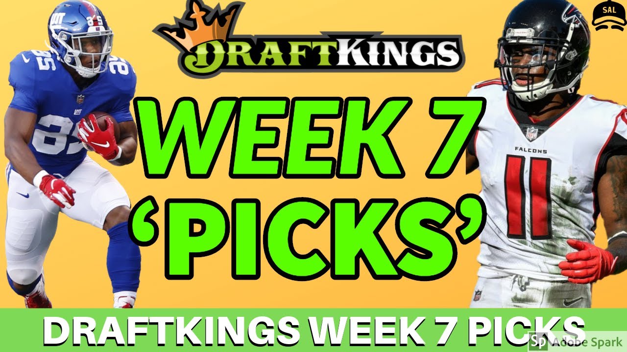 DRAFTKINGS NFL PICKS WEEK 7 PICKS NFL DFS PICKS STRATEGY YouTube