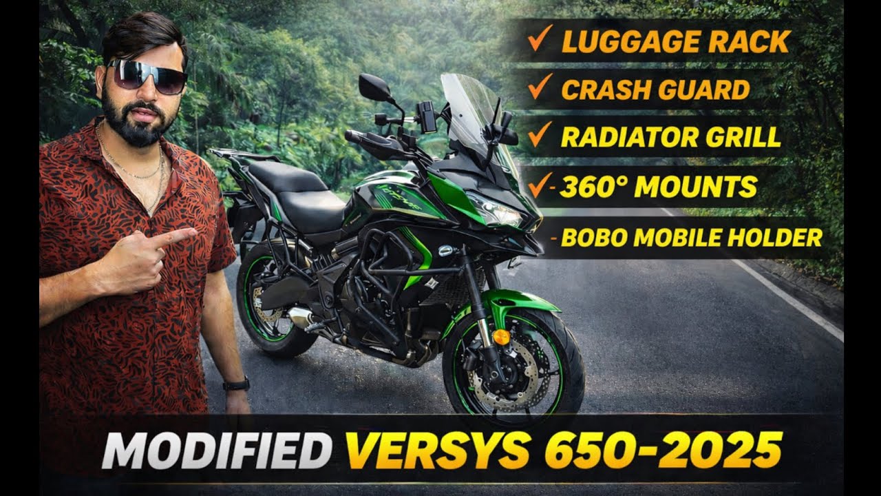 “My Kawasaki Versys 650 (2025) Just Got Transformed 😱 | Ultimate Touring & Adventure Modifications”