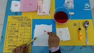 SAINS TAHUN 1 : Unit 8 Penyerapan