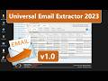 Universal Email Extractor v1.0 | Scrape Emails, Phone Numbers & Social links from Websites
