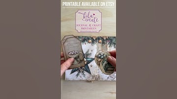 Festive Christmas Countdown Journal | KILA Create Printables #journalprintable #christmasjournal