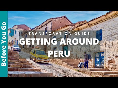वीडियो: पेरू में सार्वजनिक परिवहन के प्रकार