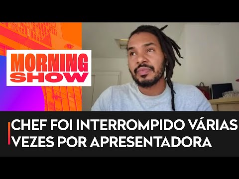 Chef envolvido em polêmica detona apresentador da Jovem Pan: \"Deixem de ser racistas\"