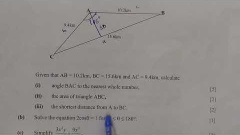 2020 Maths p2 Q10 G12 internal -Trigonometry fully solved
