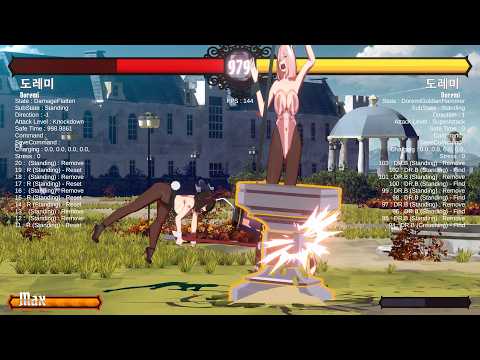 【flattened】Battle Queen Squish Move Flattening Glitch Doremi【平面化】