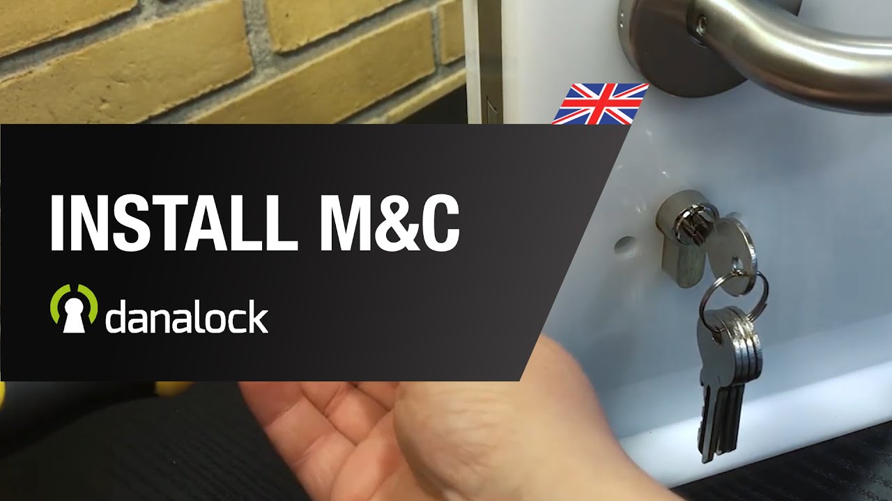 How to Install M&C adjustable Cylinder for Danalock V3 Euro Mounting
