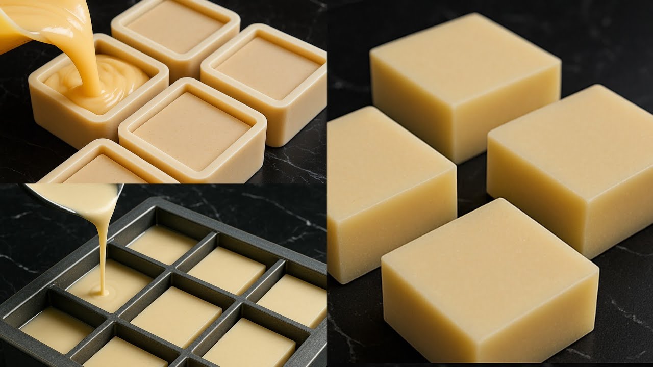 صابون بلدي من الزيت القديم 👈 صابون البلدي بتاع المصانع الأصلي 🤔بدون أي إضافات 👈 بثلاث مكونات فقط ‼️