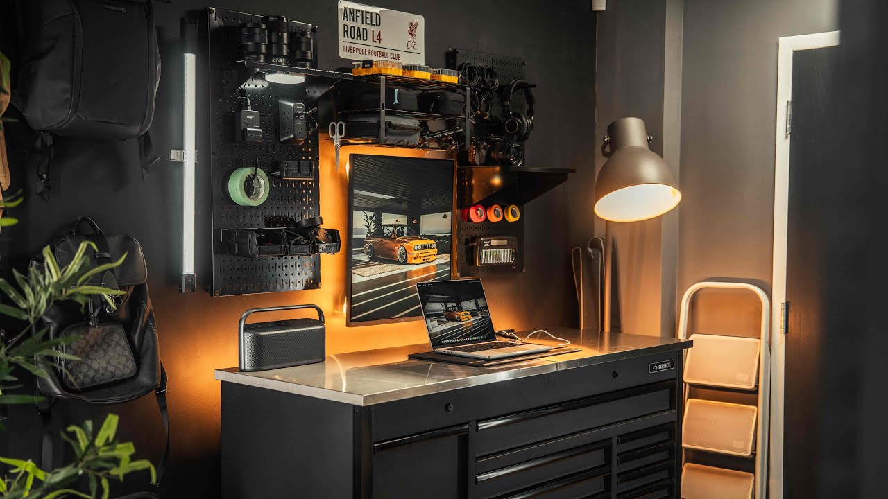 The Unique DIY Desk Setup Makeover Built in 48 hours ! (2023) YouTube